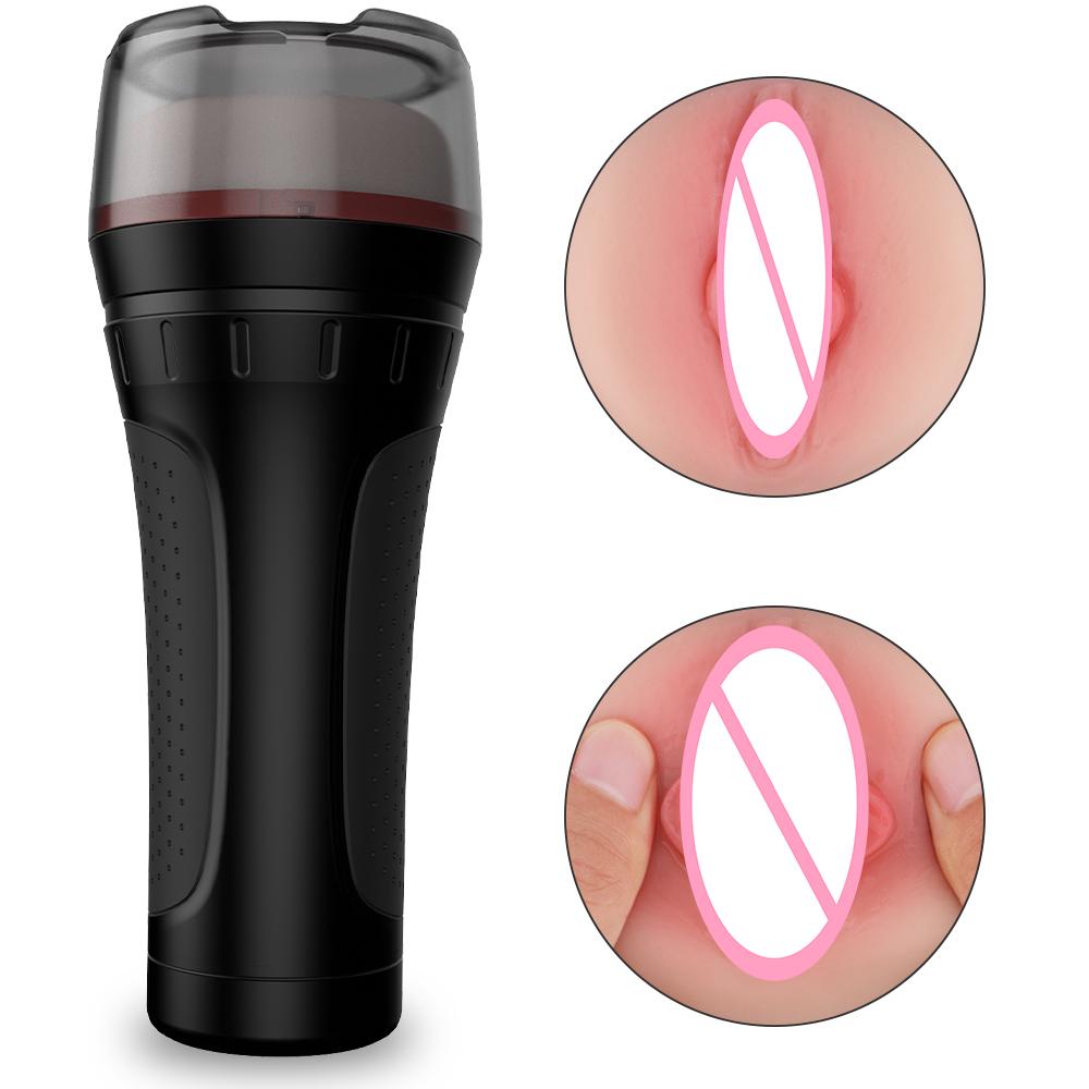  Soft Silicone Sex Toy Masturbation Cup Male Penis Massager Masturbator For Man