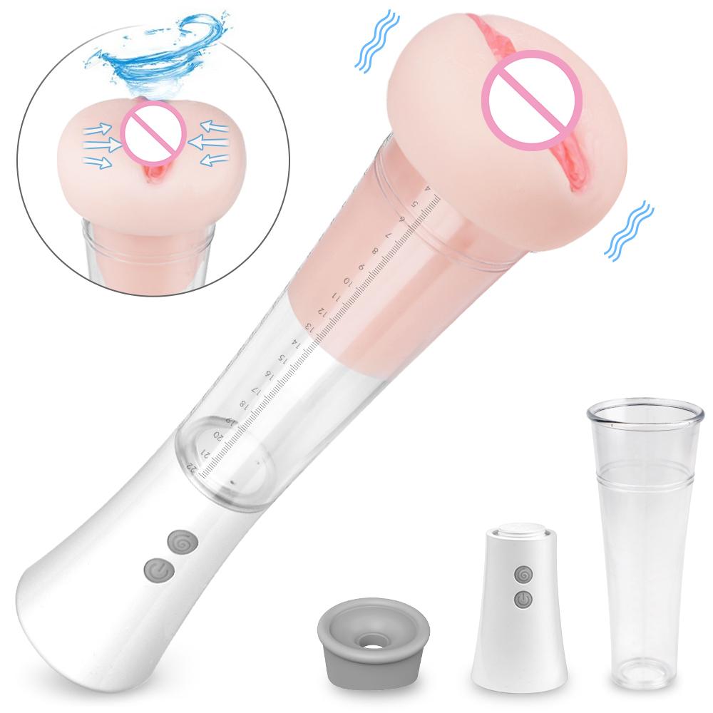  High Quality Penis Pump Dildo Vacuum Pussy Cup Dick Pump For Male Masturbation