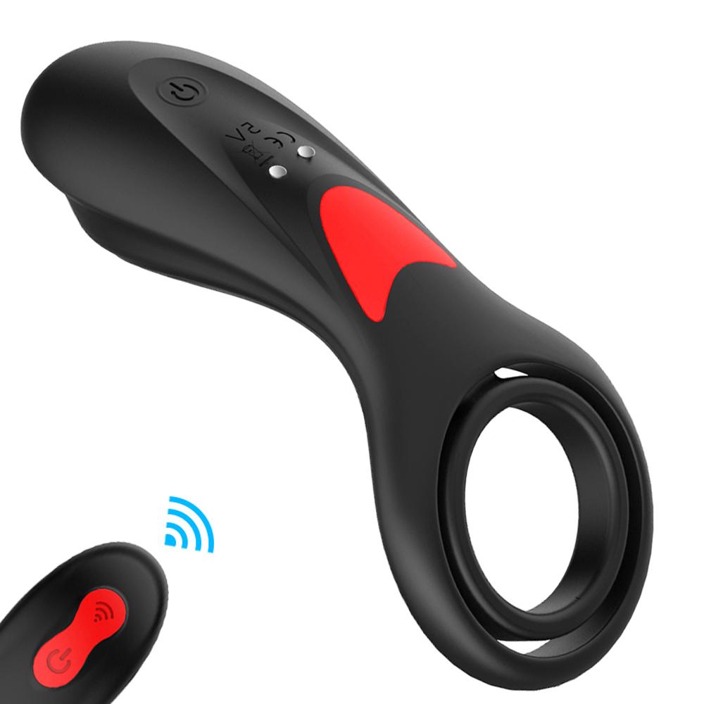  Silicone Sex Toys Men Male Products Vibrator Vibrating Penis Cock Ring
