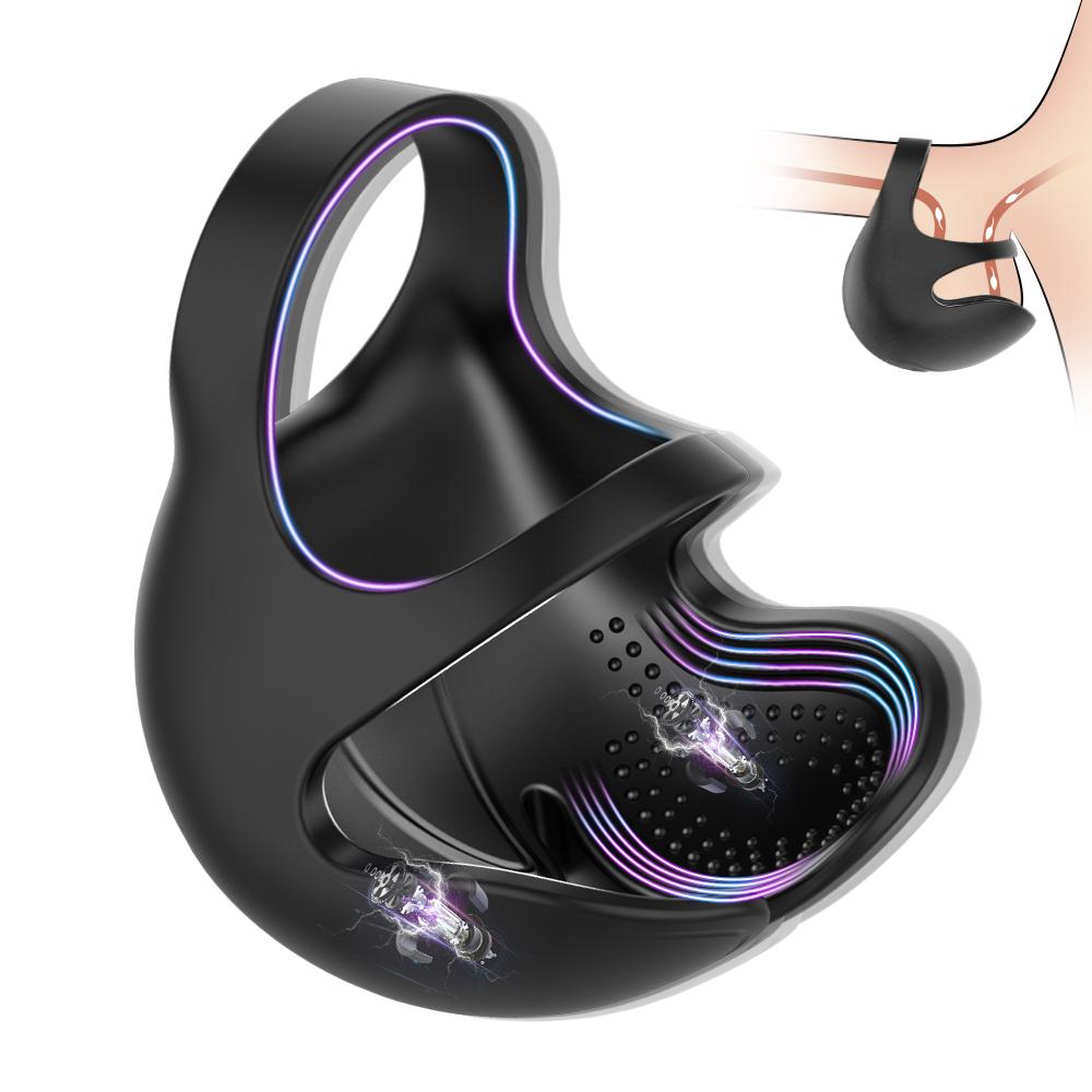 Drop Shipping Adult Soft Silicone Sex Toys Cock Ring Penis Vibration Cock Rings For Men