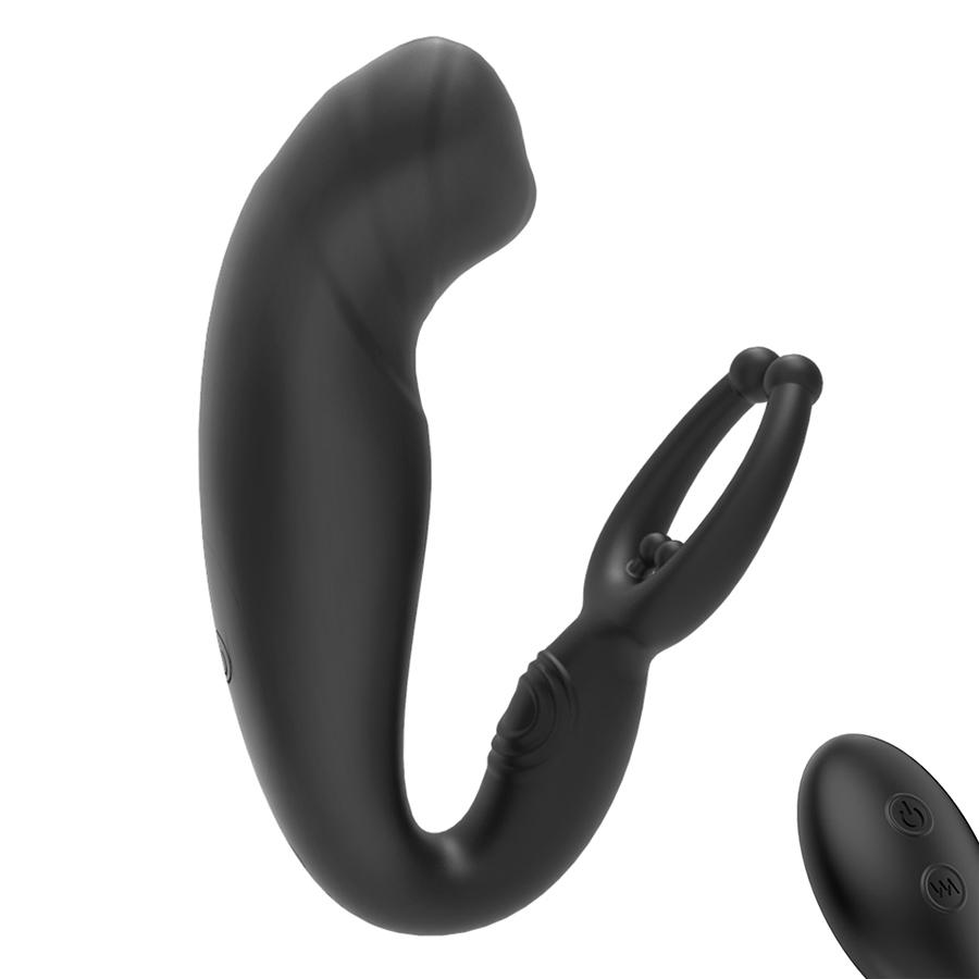 Japanese New Silicone Remote Sex Machine Prostata Massager Anal Stimulator Toys Cock Ring Anal Plug Vibrator Male