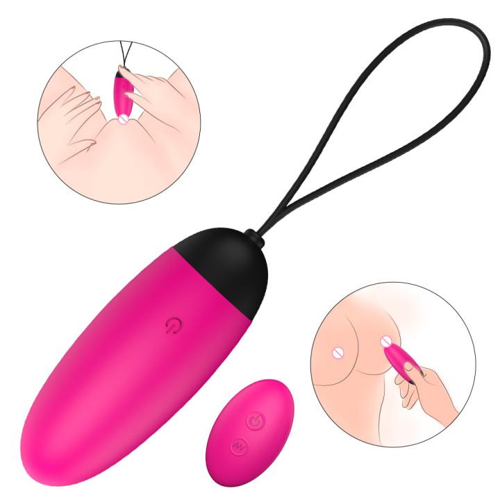 New Waterproof Women Wireless Vibrating 9 Pattern Remote Control Vibrator Adult Sexy Toys