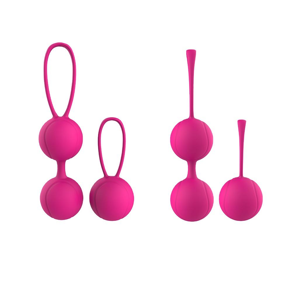 Hot Selling Kegel Exercise Weight,Set Of 2 Geisha Balls Silicone Ben Wa Balls