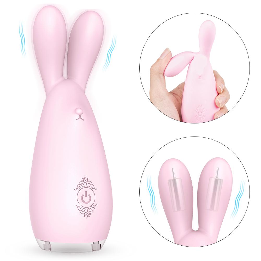  Lovely Sex Products Clitoris Nipple Stimulator Women Adult Sex Toys Vibrating Massage Mini Rabbit Vibrator