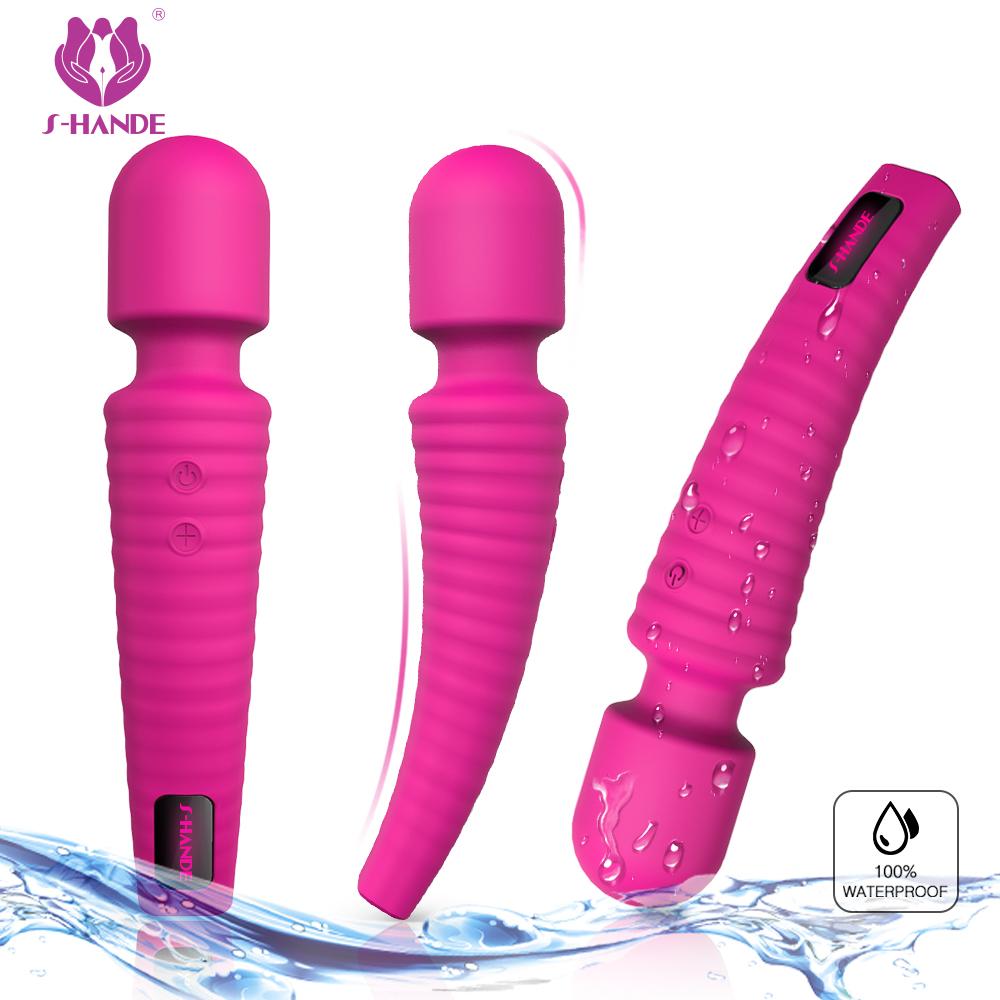 Factory Direct Supply Rechargeable Cordless Body Massage Vibrator For Women Powerful Personal Handheld Wand Massager