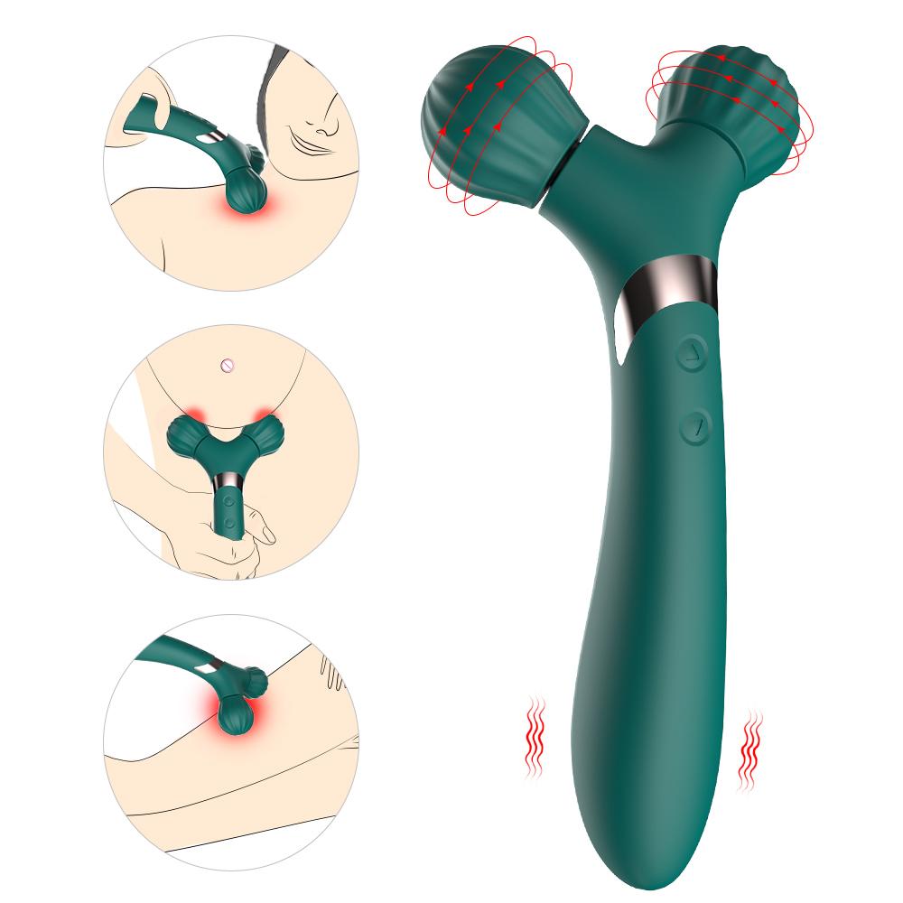  Drop Shipping Head Vibration Face Massage Adult Massagers Slippers Massage Roller