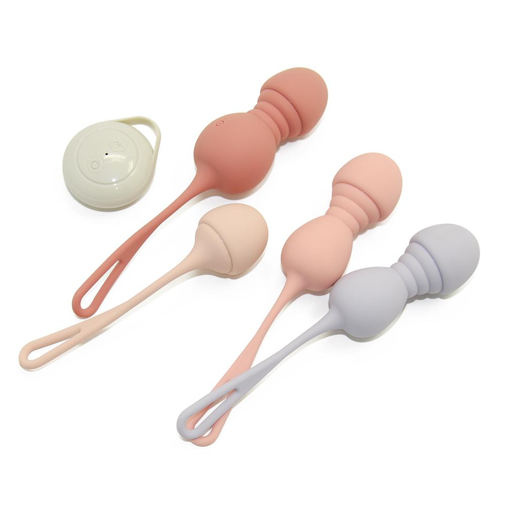 4 In1 Silicone Vagina Exercises Remote Control Egg Vibrator Ben Wa Ball Vibrator Sex Toys For Woman Kegel Balls