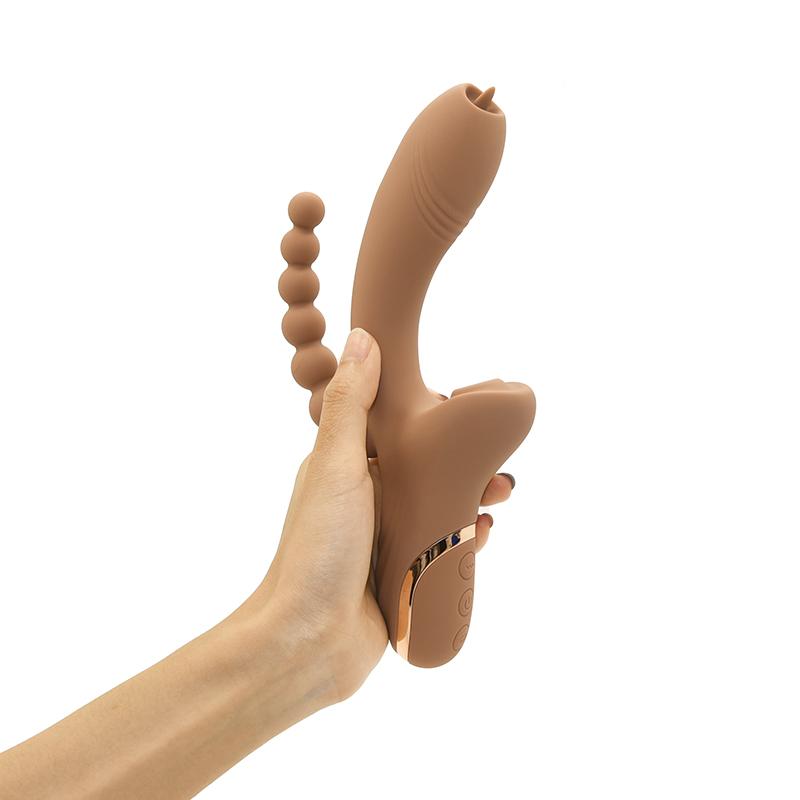 3 In 1 Functional Vibrator And Sucking Clitoral Stimulator G Spot Anal Sex Toys For Women