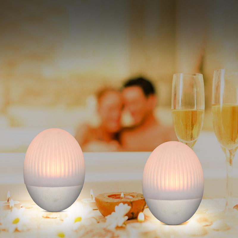 Couple Flirt 3 Brightness 3d Chick Egg Design Bath Night Light Vibration Vibrator Sex Toys Romantic Stimulation Sex Product