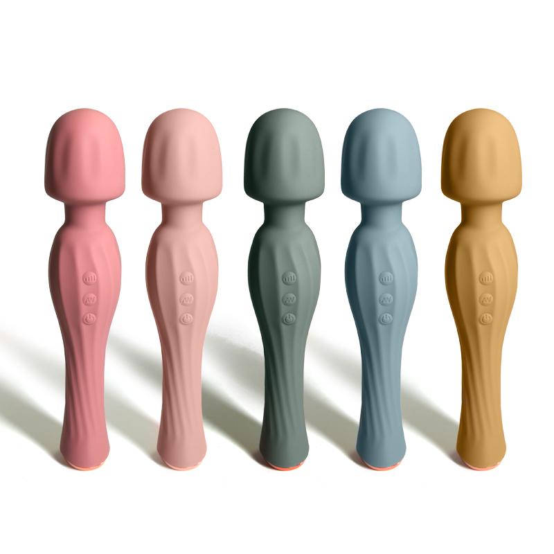 Soft Silicone Artificial Dildo Av Electric Massage Wand G-spot Vibrator Clitoral Stimulator Dildo For Women