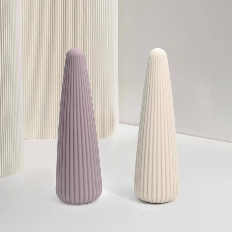 Woslicone Women Stick Shape Vibrator Portable Dildo Sexy Toys Female Silicone Vagina Clitoris Stimulation Massager