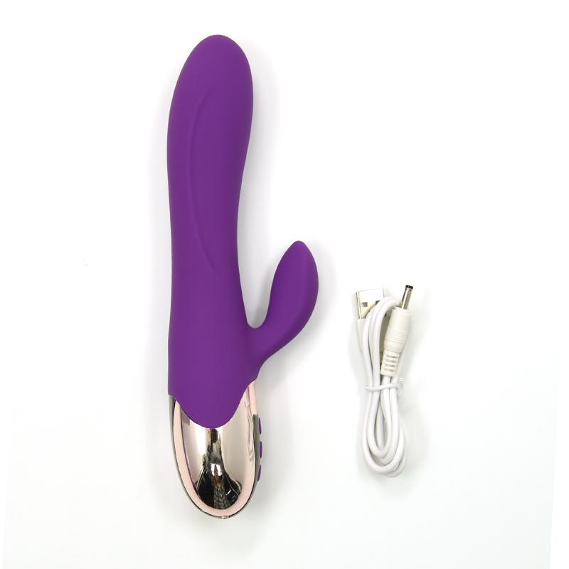 New Design G Spot Sex Vibrator For Adult Bpa Free Silicone Water Proof Vibrating Toys With Autometic Push And 12 Frequency Mode