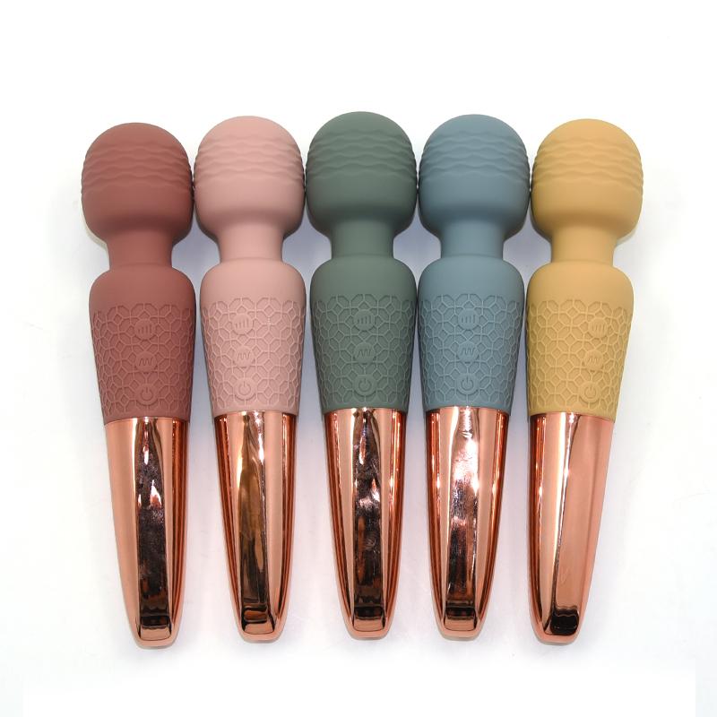 Wholesale Price Female Vibrating Rechargeable G Spot Clitoris Wand Massage Vibrator Stimulator Sex Toy For Women