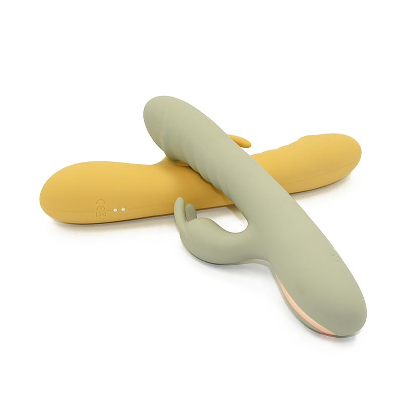 Wholesale Price Usb Rechargeable Soft Silicone Sex Toy Rabbit Swing Vibrator Dildo Pleasure Electric Shock Sex Toys For Woman