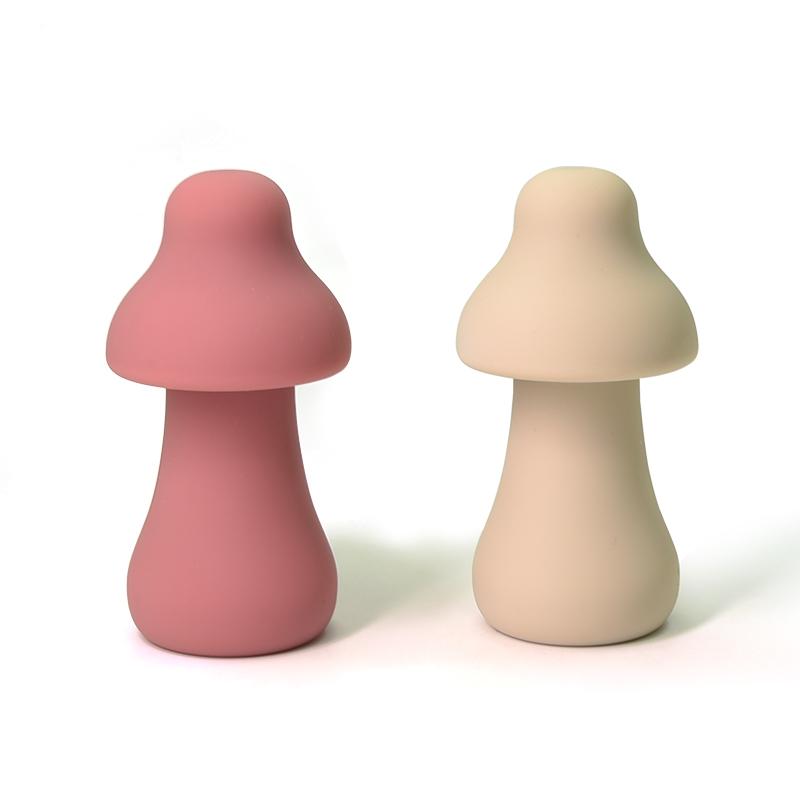 Silicone Women Pleasure Electric Wireless Rechargeable Vibrate Wand Mushroom Shape Sex Toys Masturbator Vibrator