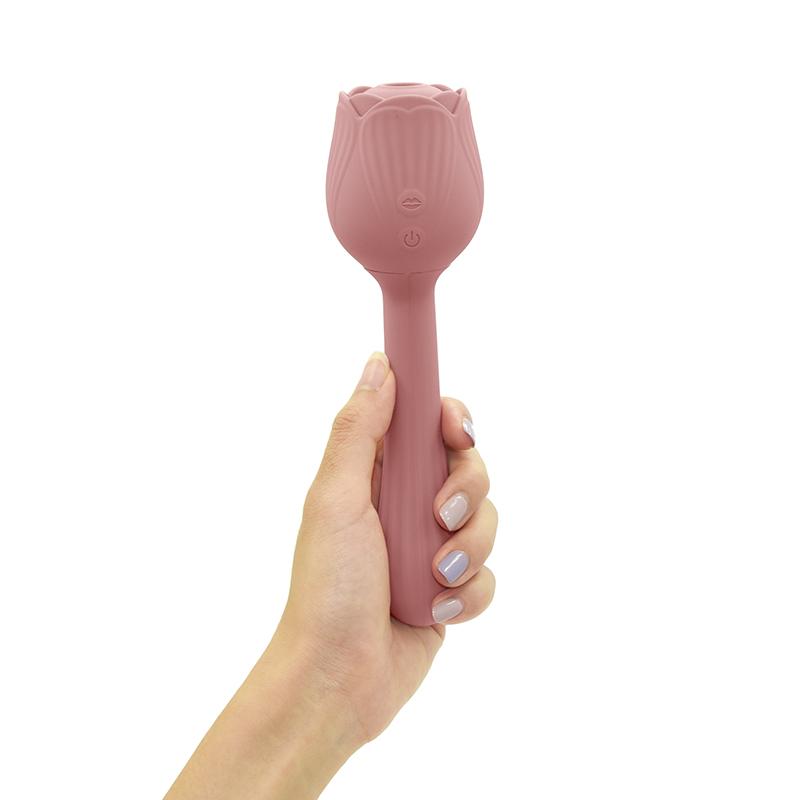 Factory Wholesale Price Red Rose Toy Sucking Vibrator Clitoral Wireless Rose Vibrator Electric Massage Wand For Women