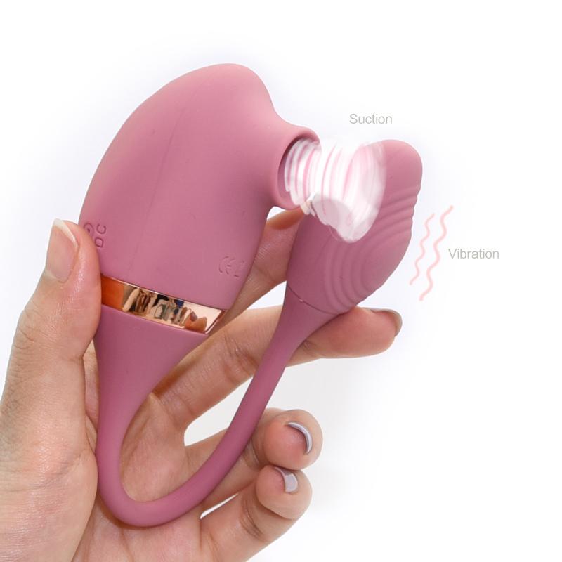 Doubled Sided Toy For Women Silicone Adult Sex Toy Bpa Free Body Safe Water-resistance Vibrator With Licking Function