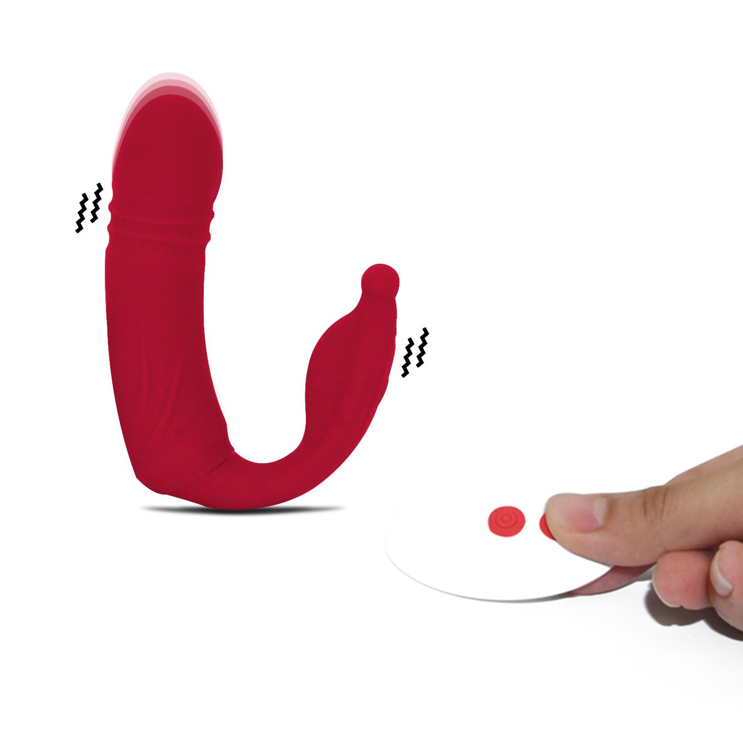 Anal Vibrator Thrusting Prostate Massager With 10 Vibrations Mode For Male Masturbation Wearable Silicone Anal Butt Plug Sex Toy