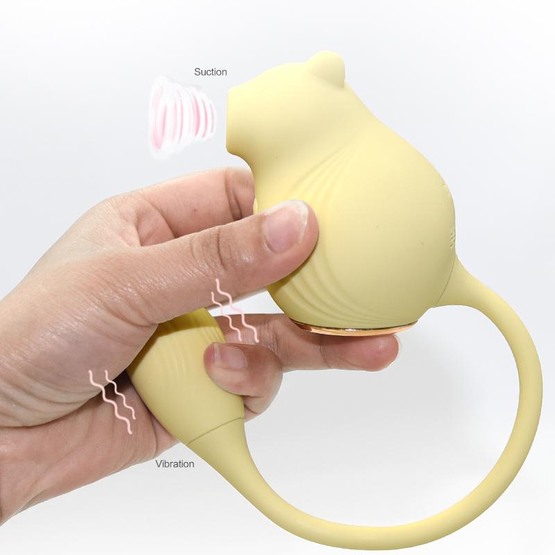 Handheld Massager Vibrator,Low Noise Sex Toys Waterproof 10 Modes G-spot Stimulating Vibrator For Women,Liking &amp; Suction Toys
