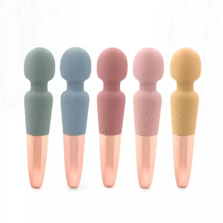 Wosilicone Doxy Wand Vibrator Massage Magic Fun Wand Rechargeable Adults Vibes Vibrator Sex Toys For Woman