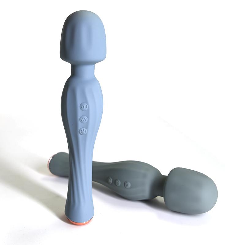 Silicone Woman Vibrator 20 Vibration Modes Powerful Vibrating Av Wand Vaginal Massager Sex Toys For Women