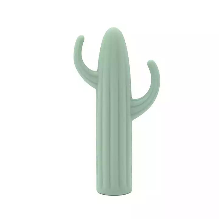 Wosilicone High-quality Adult Toys Women Masturbation Cactus Shaped Vibrator Beautiful Women Masturbation Tools Vibrator