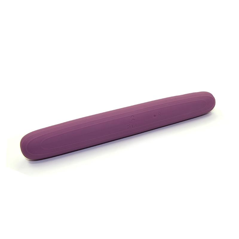 Wosilicone Hot Selling Silicone Purple Double Ended Vibrator Dildo For Women Free Vagina Vibrator Clitoris Vibration