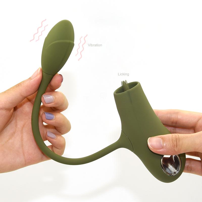 Wosilicone Sex Toys Tongue Licking Vibrators G Spot Vagina Jumping Egg Female Sex Toys Clitoris Nipple Masturbation Massage