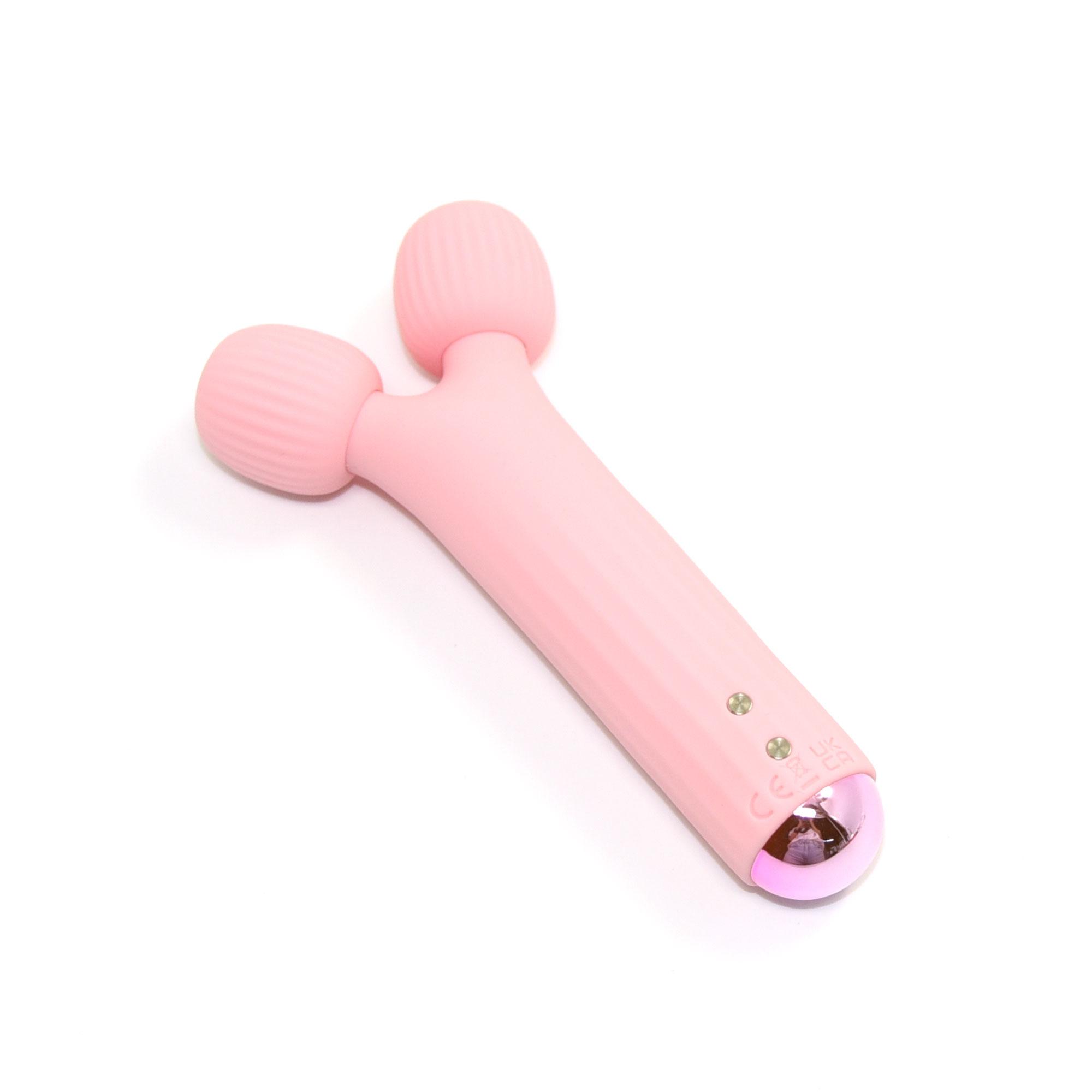 Wosilicone Dual Motor Design G Spot Vibrator Pussy Magic Wand Massager Vibrator Rechargeable Vibrating Massager Adult Product
