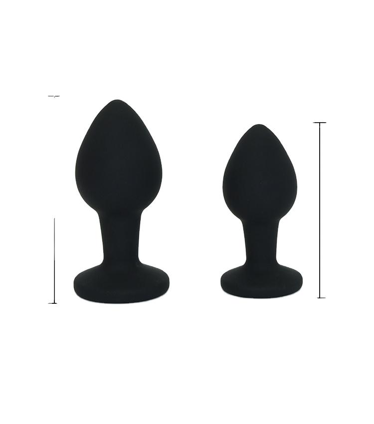 Hot On Sale And New Waterproof Anal Plug Women Manual Stimulation Adult Sex Toy Lesbian Couples Pleasure Silicone Anal Toys