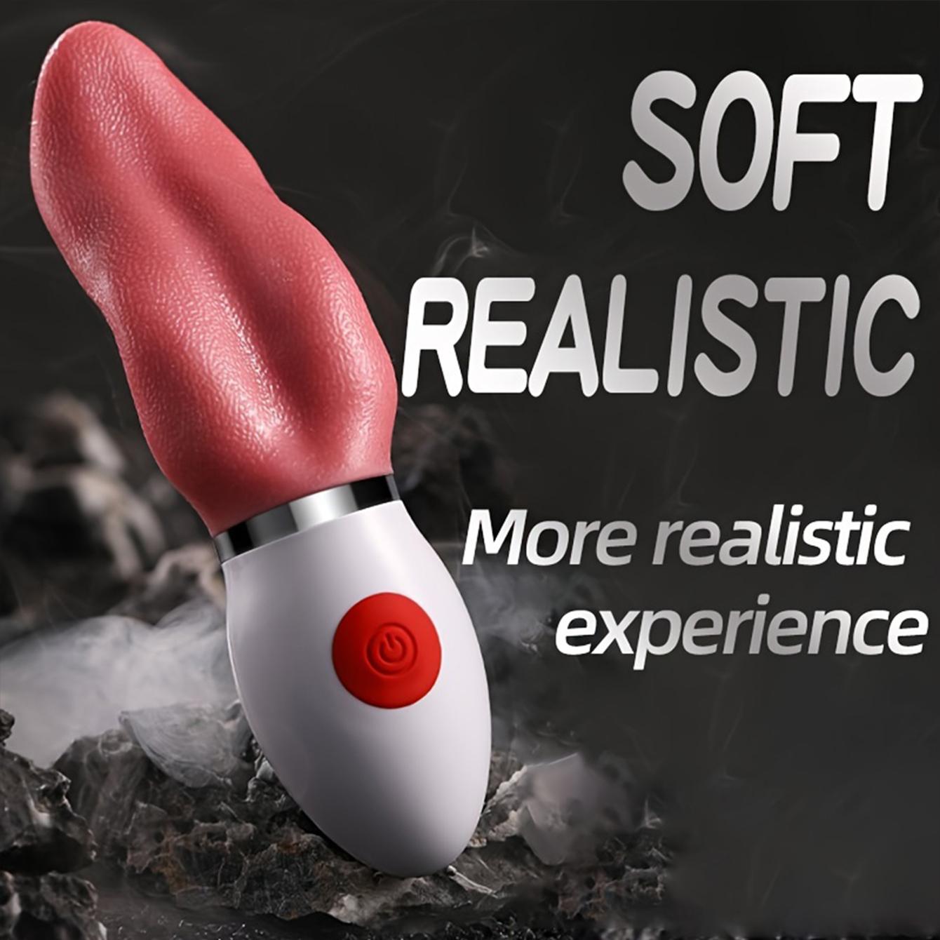 Tongue Vibrator Licking Toy Handheld Adult Sex Toy Strong Speed Machine Female G Spot Vagina Massage 7 Vibration