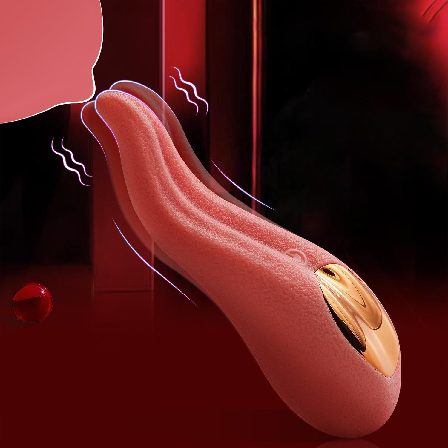  Drop Shipping Nipple Clitoral Tongue Licking Pocket Adult Rose Vibrator Sex Toys For Woman