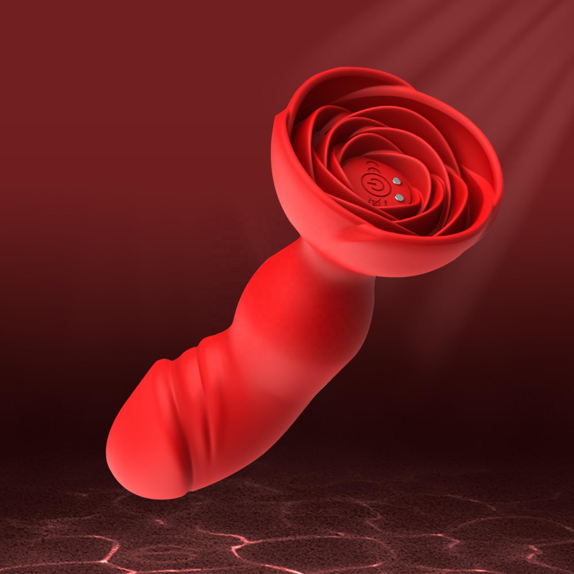  Drop Shipping Powerful Sucking Adult Stimulator Massager Rose Vibrator Sex Toy For Women