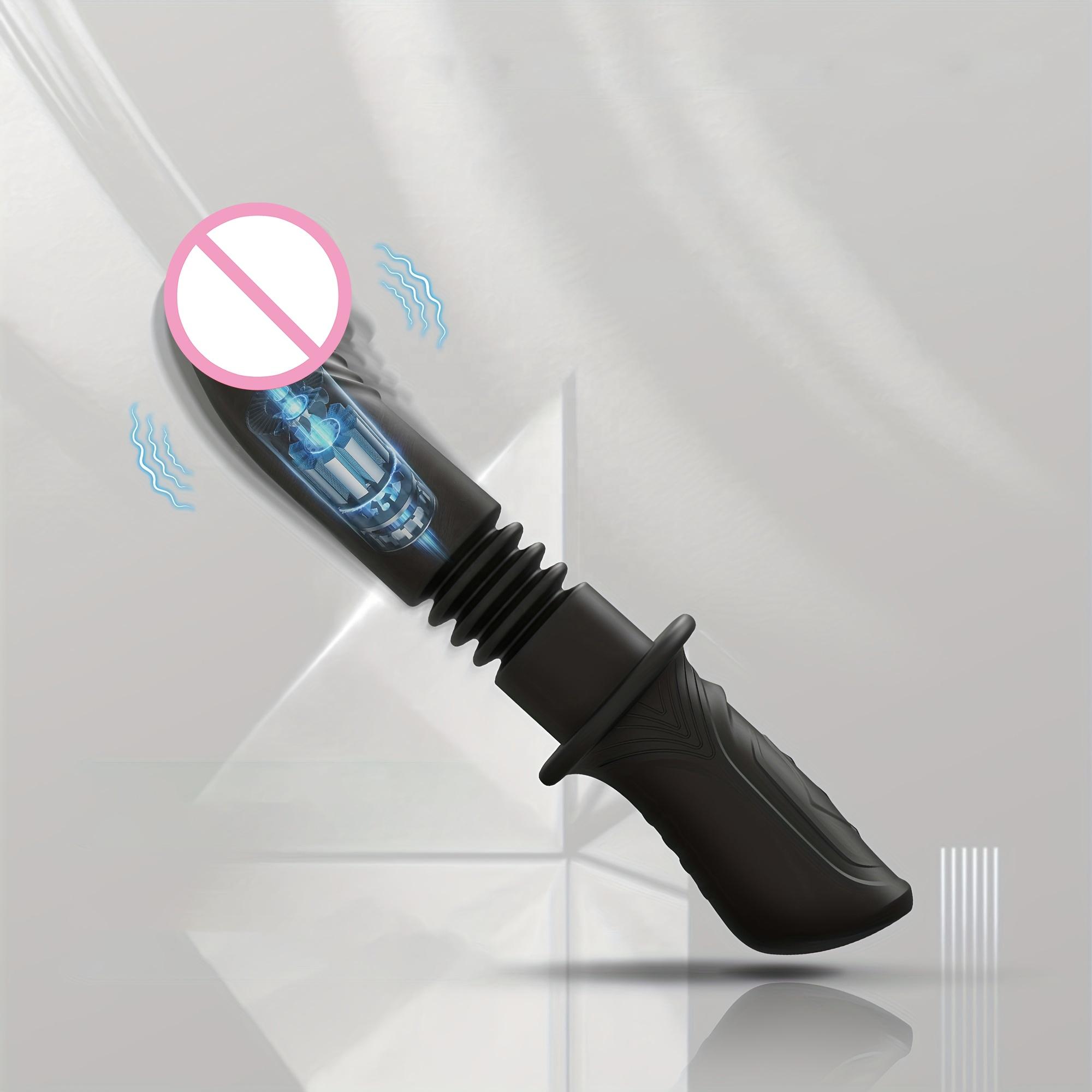  High Quality Powerful Telescopic Realistic Dildo Vibrator Sex Toys For Woman