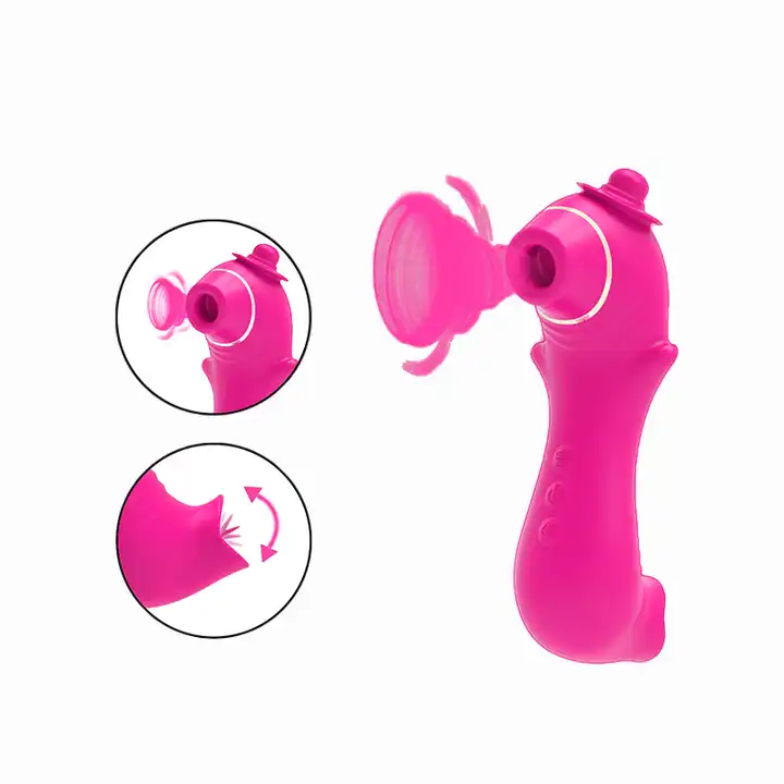  Rechargeable 2 In 1 Private Sex Toys 10 Tongue Licking Sucking Clitoral Vibrator For Female Lesbian Masturbation Pleasure