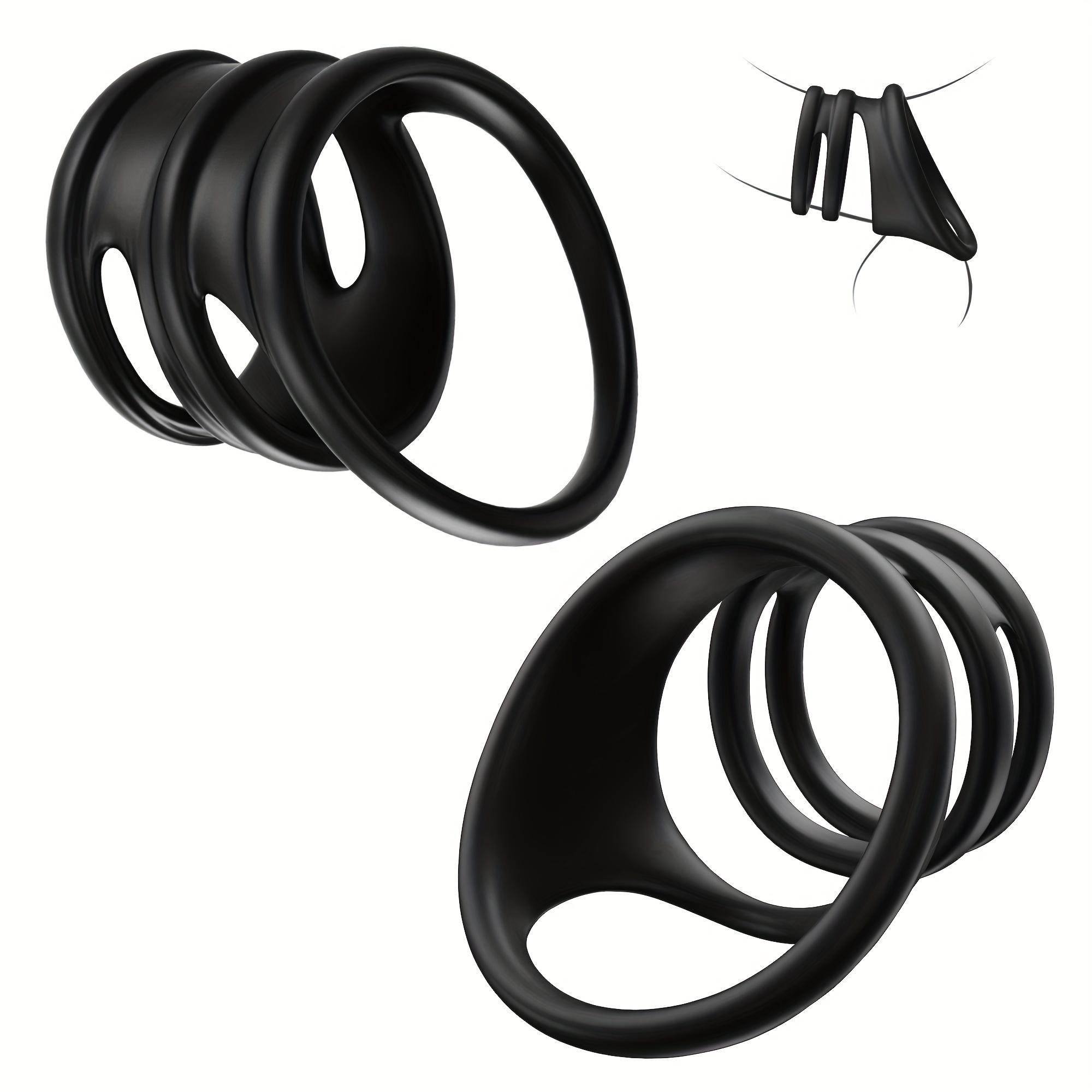  Wholesale Silicone Reusable Delay Ejaculation Stronger Sex Toys Cock Ring Penis Sleeve For Penis Delay Loop Cock