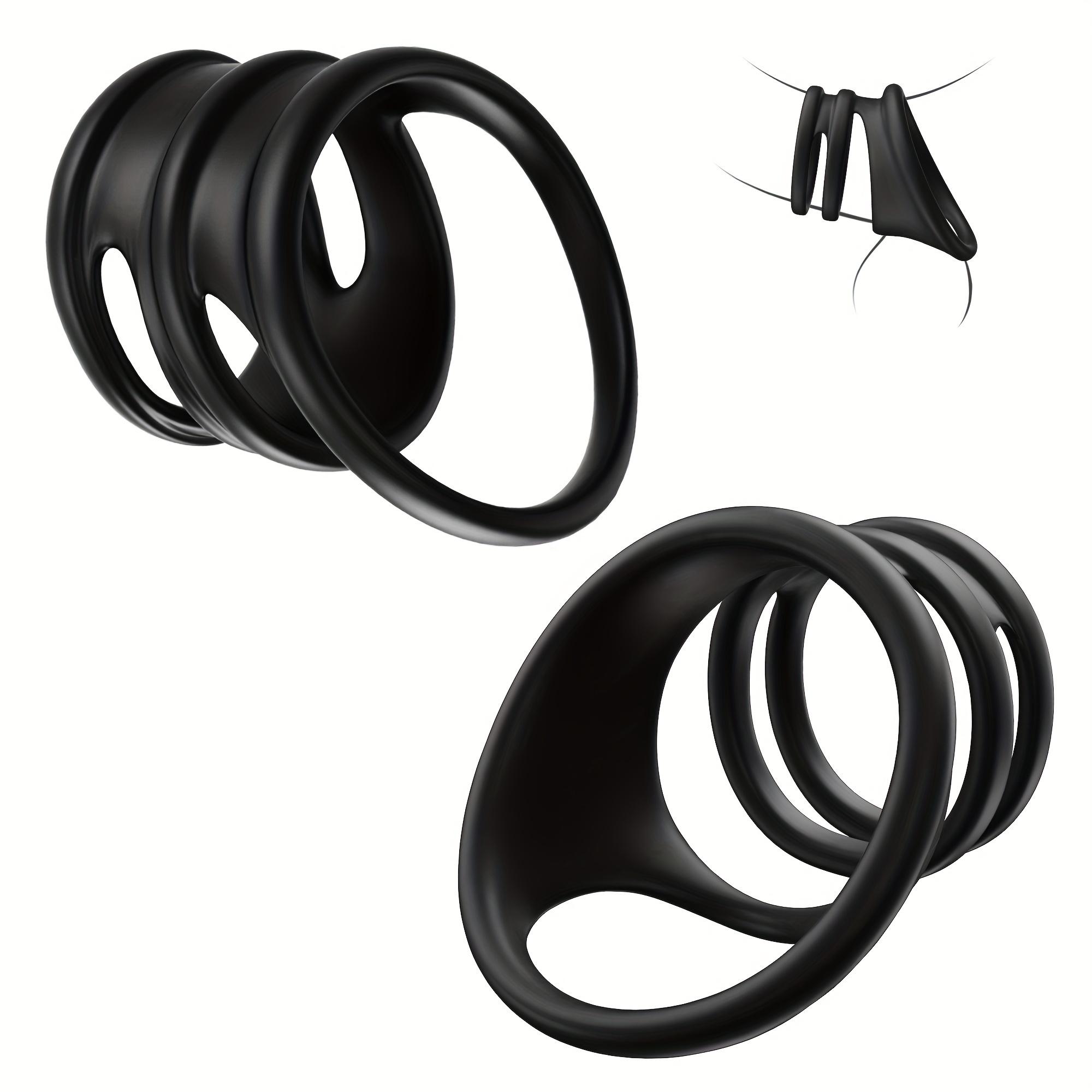  Premium Quality Silicone Penis Rings Ultra Soft Stretchy Men's Cock Ring Longer Stronger Erection Cock Ring For Male Sex Toy
