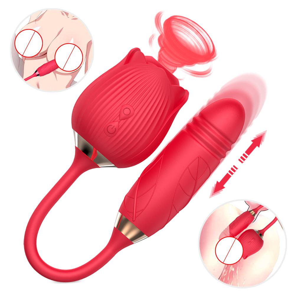 Rose Vibrator Sexy Toys For Women Adult Sex Rose Vibrator