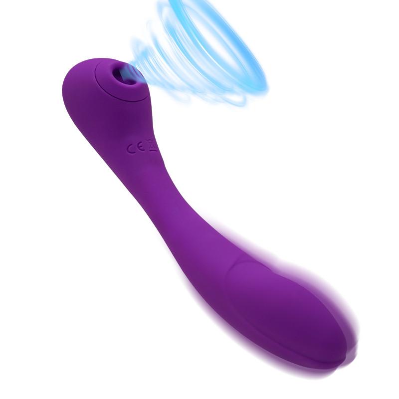 G Spot Sucker Vibrators Waterproof Clitoris Stimulator With 10 Vibration + 10 Sucking