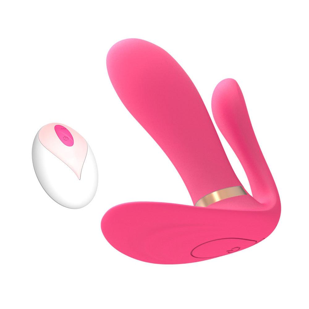 Female Invisible Remote Control Wearing Phallus Jump Egg Masturbation Device Vibration Massage Stick Adult Sex Toy