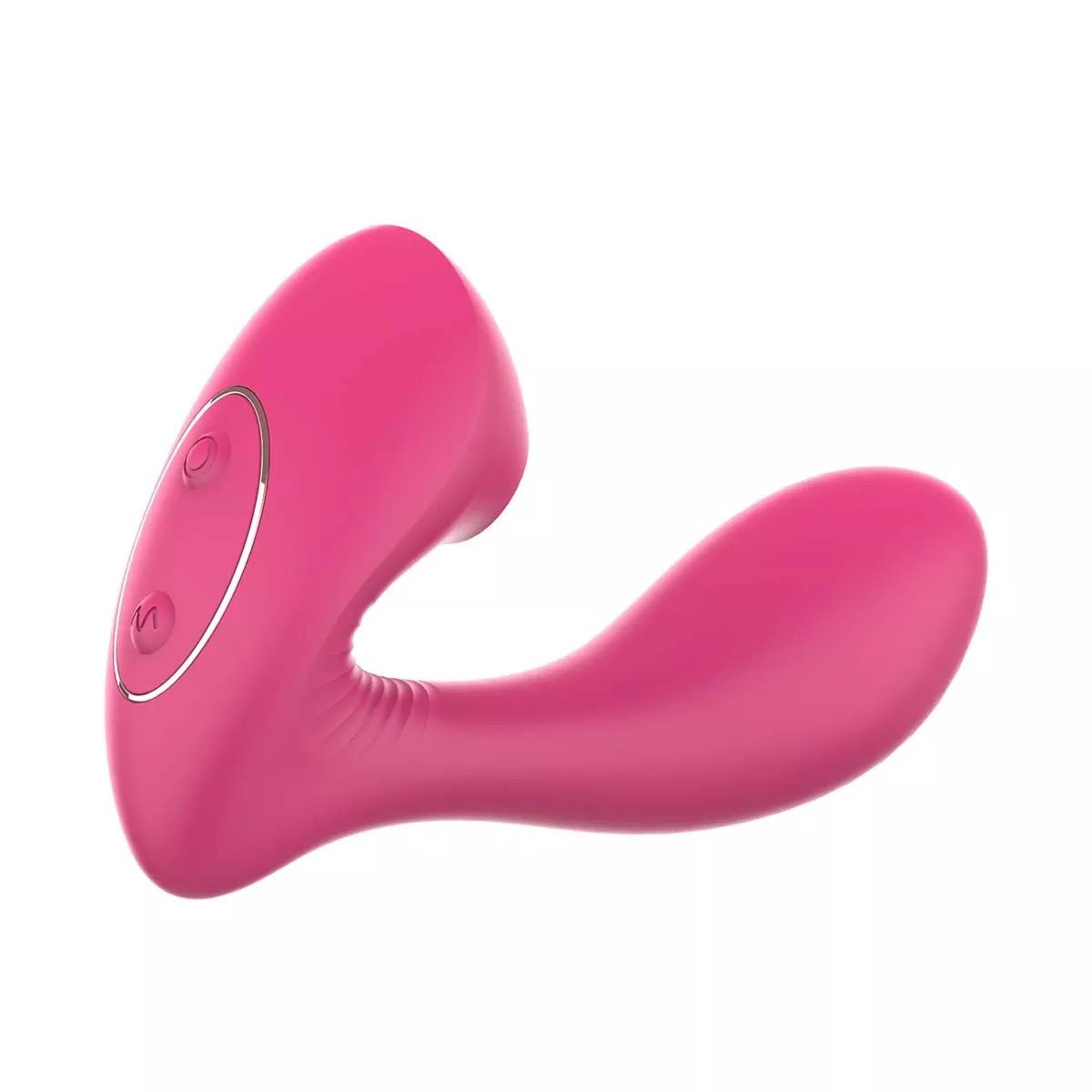 Wholesale Purple Waterproof Whisper Mode G-spot Clitoral Sucker And Vibrator