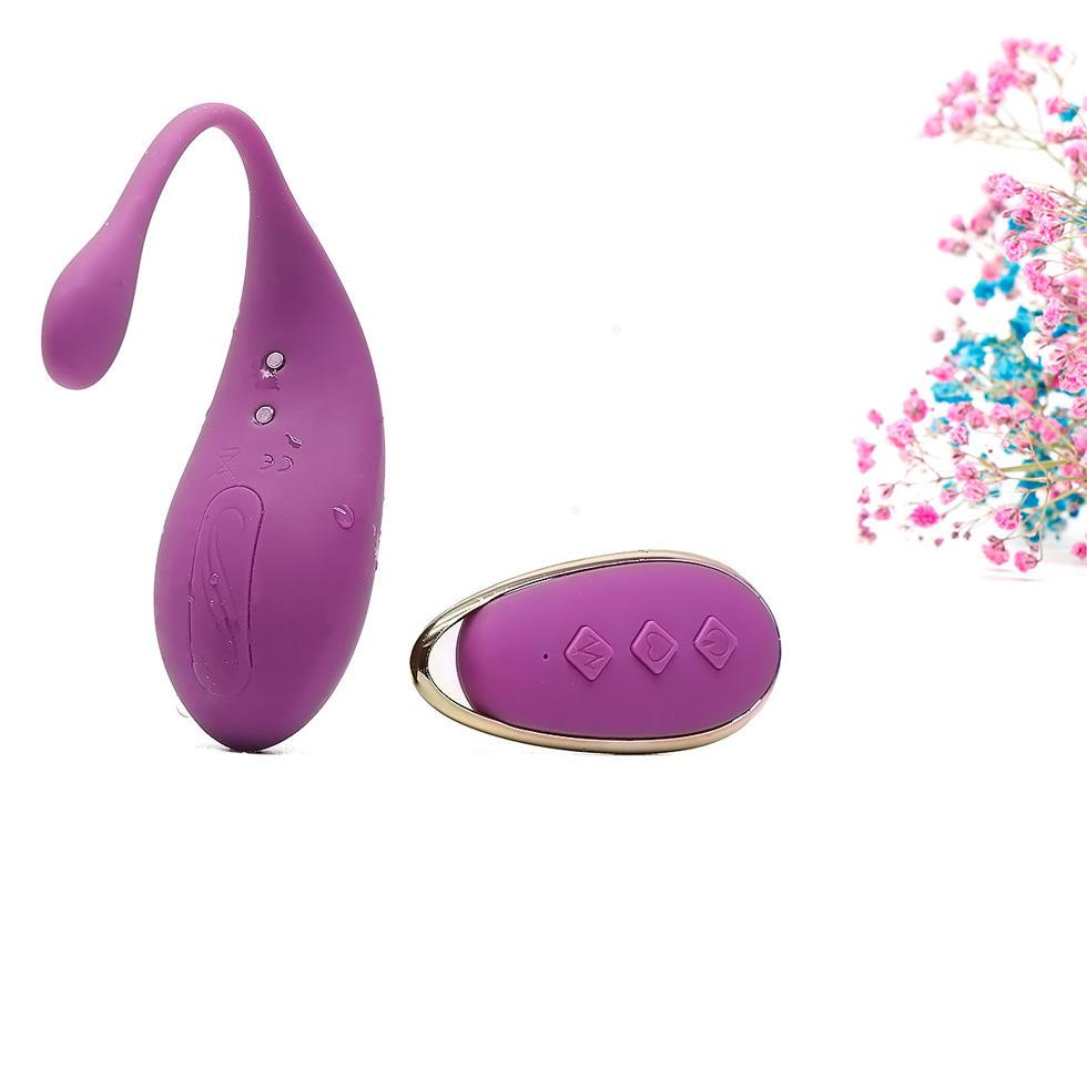 Cute Medical Silicone Mute Design Remote Control Vibrating Egg G-spot Stimulation Clitoris Vibration Massage
