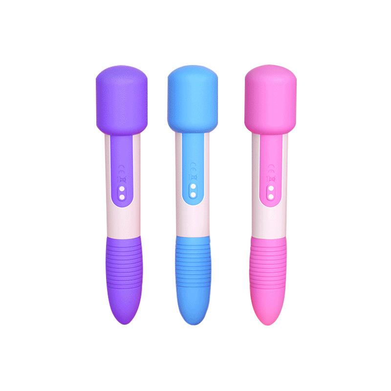 Usb Charge 10 Vibration Realistic Color Women Sex Toy Pen Vibrator