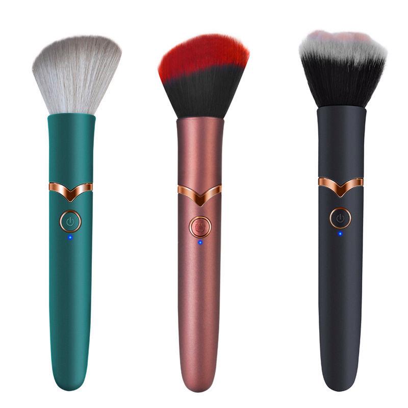 G Spot Clitoris Stimulation Female Make Up Sex Toy Vibrating Brush Vibrator For Women