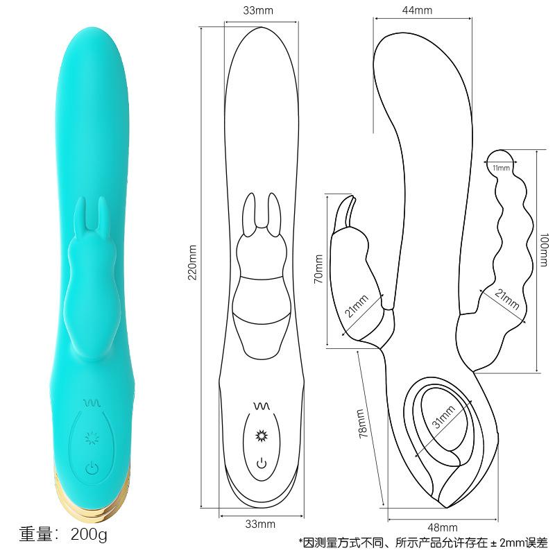 Hot Style G Spot Women Massager Silicone Rabbit Dildo Vaginal Electric Vibrator For Women Sex Toy