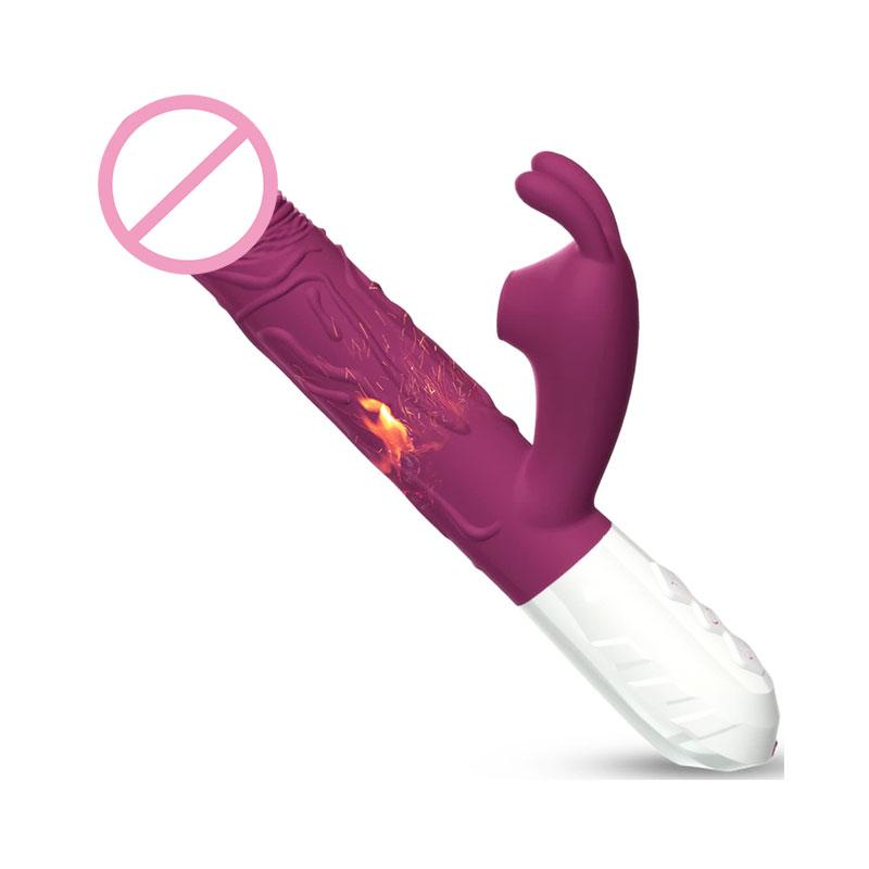 G-spot Rabbit Vibrator Female Masturbation Can Be Heated Vibrator