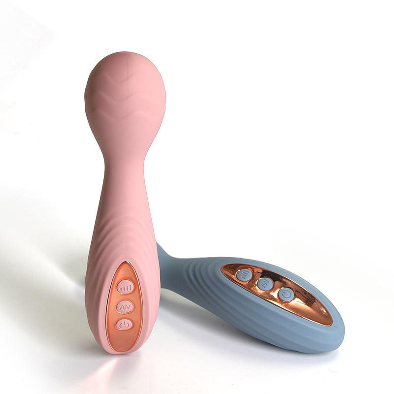 New Design Rechargeable Powerful Silicone Sex Vibrator Toys Big Adult Female Love Av Wand Massage For Women G Spot Wholesale