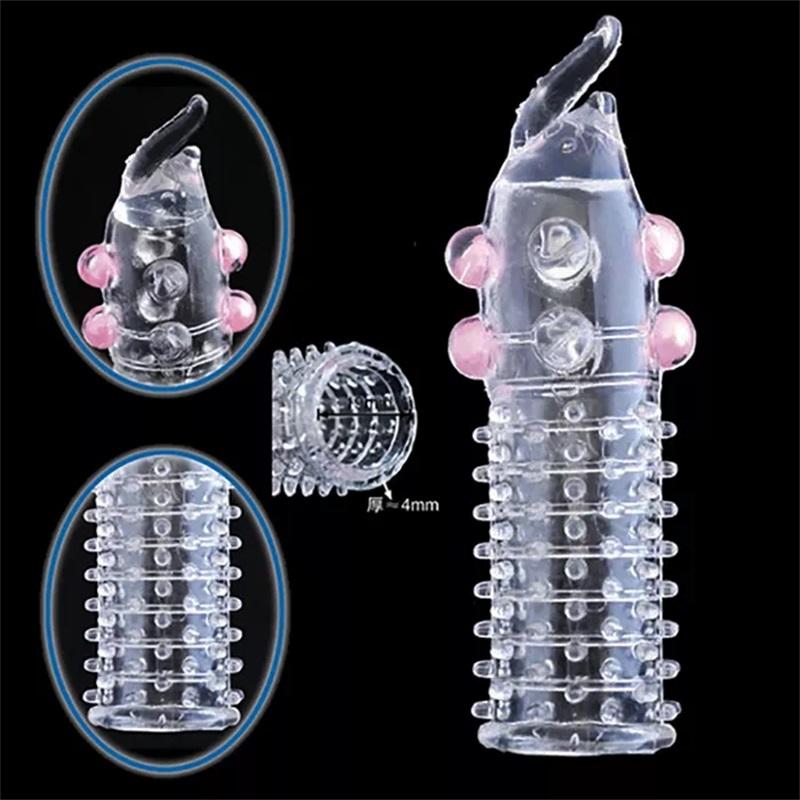 Sexual Products Natural Latex Spiked Penis Love Toy Condom With Spikes