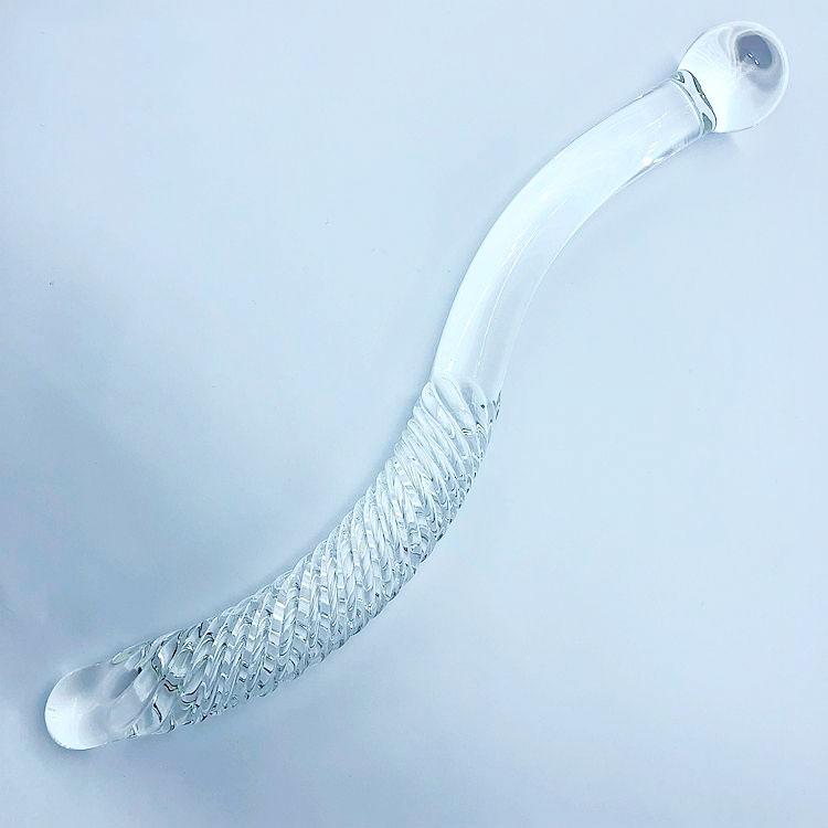 Transparent Big Huge Large Glass Dildo Sex Glass Penis Crystal Anal Butt Plug Beads Sex Toys For Women