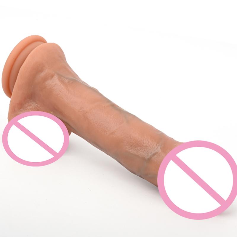 Remote Operate Control Thrusting Heating Artificial Liquid Silicone Dildo Vibrator Strong Suction Cup Artificial Penis